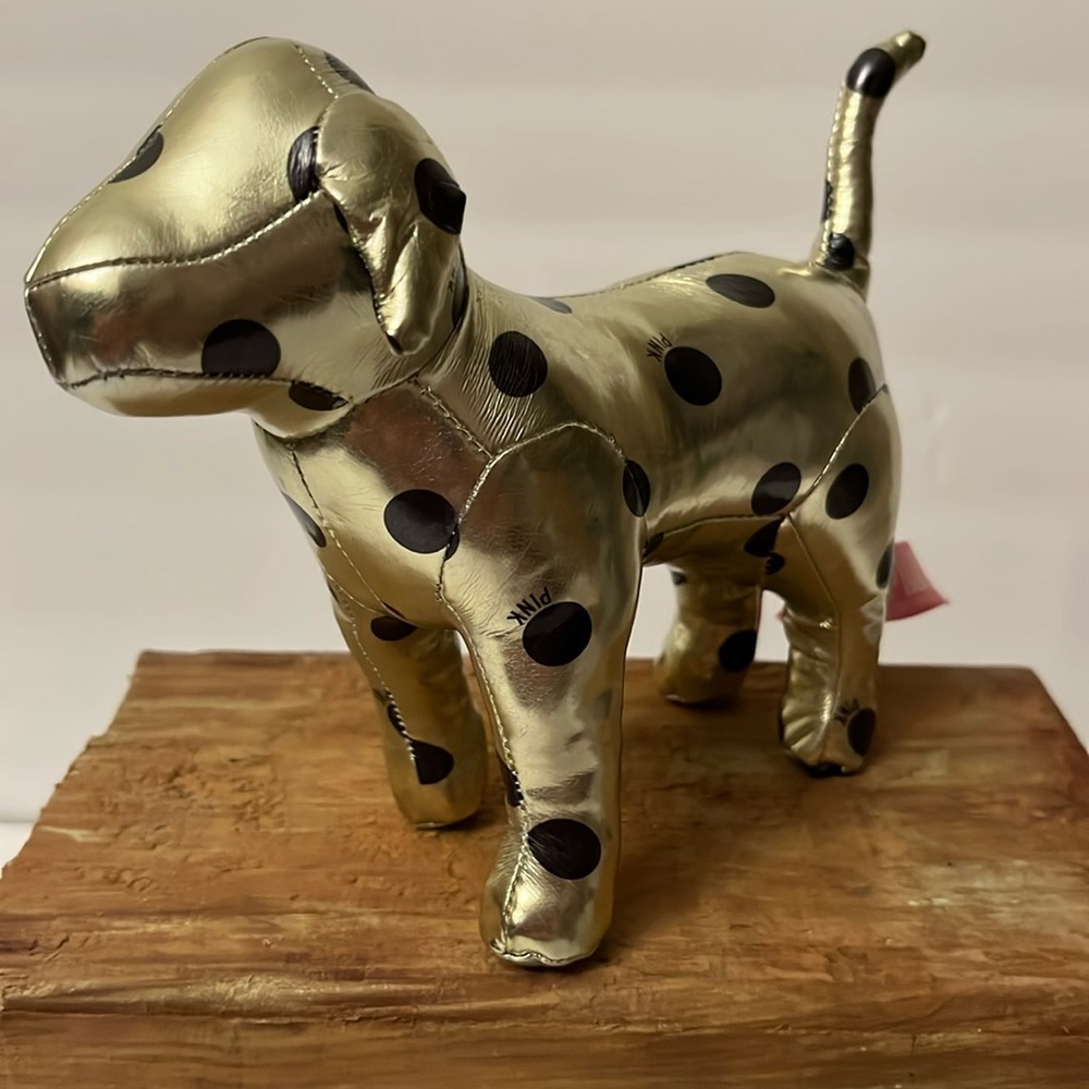 Victoria’s Secret Pink Silver Metallic 8 inch Dog